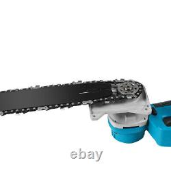 10'' Cordless Chainsaw Electric Wood Cutting Saw Cutter For Makita 21V Battery