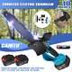 10 Safe Electric Cordless Chainsaw One-hand Saw Wood Cutter Tool Battery Uk