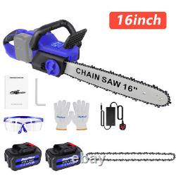 12/16 inch 2000W Cordless Electric Chainsaw Brushless Wood Cutter Saw For Makita