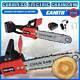 12 Cordless Electric Chain Saw Wood Cutter One-hand Saw Woodworking For Makita
