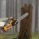 12'' Electric Cordless Chainsaw Powerful Wood Cutter Saw 2x 21v Battery Charger