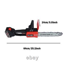 12'' Electric Cordless Chainsaw Wood Cutting Saw Cutter For Makita 21V Battery