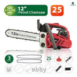 12 Petrol Chainsaws 25cc 2-Stroke with3PCS Chains 10 Cordless Electric Cut Tree