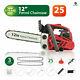 12 Petrol Chainsaws 25cc With3pcs Chains 10 Cordless Electric Cut Tree 2-stroke