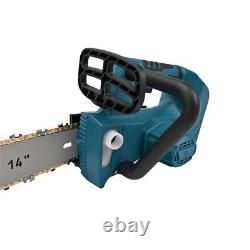 14 Cordless Chainsaw Electric One-Hand Saw Wood Cutter Fit For Makita Battery