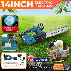 14'' inch Electric Chainsaw Cordless Brushless Wood Cutter Saw with Battery HL