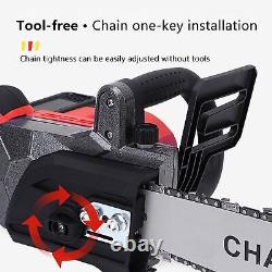 16'' 7200W 24V Chainsaw Cordless Mini Electric Chainsaw Wood Cutter Woodworking