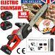 16 7200w Saw Woodworking Electric Chain Saw Wood Cutter Cordless With 2 Batteries