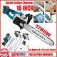 16 Cordless Electric Chainsaw Wood Saw Cutter Tool With 2 Battery For Makita Uk