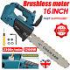 16'' Electric Cordless Chainsaw 1200w Wood Cutter Saw For Makita Replace Battery