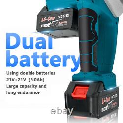 16'' Electric Cordless Chainsaw Brushless Wood Cutter with2 Battery For Makita UK