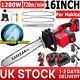 16 Electric Cordless Chainsaw One-hand Wood Saw With 2 Battery For Makita 21v New
