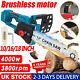 16''electric Cordless Chainsaw Power Wood Cutter Saw For Makita Replace 4battery