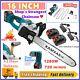 16'' Electric Cordless Chainsaw Powerful Wood Cutter Saw + 2x Battery For Makita