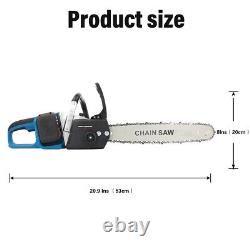 16'' In Electric Cordless Chainsaw Powerful Wood Cutter Saw + 4 Battery Kit