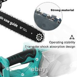 16inch Cordless Brushless Chainsaw For Makita 36v 2x18v Lithium-Ion Wood Cutinng
