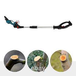 2 in 1 Long Reach Pole Chainsaw Pruner Garden Lopper Cordless Wood Cutter 21-36V