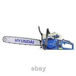 20 Petrol Chainsaw, 2-Stroke Easy-Start Hyundai 62cc HYC6200X