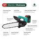 20v Cordless Chainsaw 25cm Battery Brushless Electric 10 Tree Garden Saw Cutter