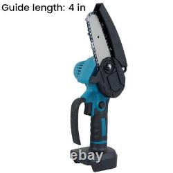 4-6'' Handheld Cordless Electric Chainsaws Wood Saw Woodworking Mini Cutter\