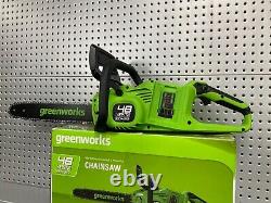 48v Coordless Greenworks Chain Saw Only Used Once