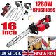 6'' 10'' 12'' 14'' 16'' Electric Cordless Chainsaw Powerful Wood Cutter Saw Uk
