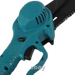 6 Electric Cordless Chainsaw Powerful Wood Cutter Saw With Battery Extension Rod