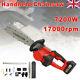 7200w 16 Cordless Electric Chainsaw Handheld Wood Cutter Chainsaw + 2 X Battery