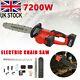 7200w Electric Chain Saw Brushless Motor Handheld Cordless For Garden