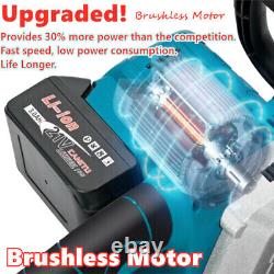 8 10 16 Brushless Cordless Chainsaw Electric Portable Saw Wood Cutter+Battery