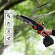 8'' Electric Cordless Chainsaw Power Wood Cutter Saw + 4500mah Battery 850w