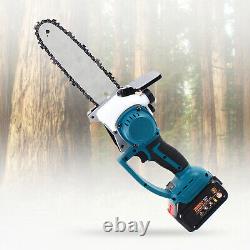 8 Mini Cordless Chainsaw Electric One-Hand Saw Wood Trimming Cutter Garden Tool