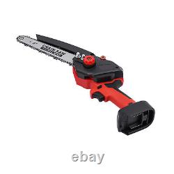 8 Portable Brushless Chainsaw Cordless Electric Saw Wood Cutter+Battery uk new