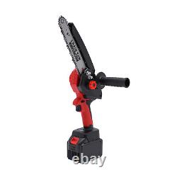 8 Portable Brushless Chainsaw Cordless Electric Saw Wood Cutter+Battery uk new