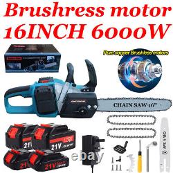 810141618 Cordless Brushless Chainsaw Wood Cutter Saw Battery For Makita