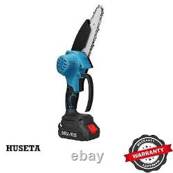 98VUF Cordless Electric Chainsaw 2 Battery-Powered Wood Cutter
