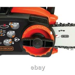BLACK+DECKER 36V Cordless 30cm Chainsaw Charger & 2.0Ah Battery GKC3630L20-GB