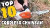 Best Cordless Chainsaw In 2022 Top 10 Cordless Chainsaws Review