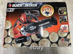 Black & Decker GKC1817-GB 18V Cordless Chainsaw +Battery & Charger BOXED NEW
