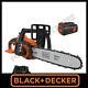 Black & Decker Gkc3630l20 Cordless 36v 30cm Chainsaw With 1 X Battery & Charger