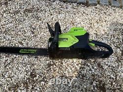 Chainsaw Cordless Electric Garden Tool 40cm Greenworks 60V Bare Tool