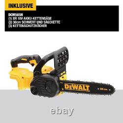 DEWALT DCM565N Cordless XR Brushless Chain Saw, 18 V, Yellow, 30 cm 30