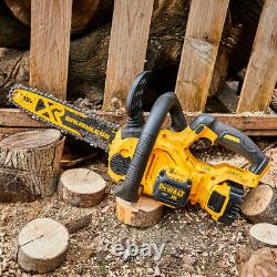 DeWalt DCM565 18V XR Brushless Compact Chainsaw With 2 x 5Ah Batteries & Charger