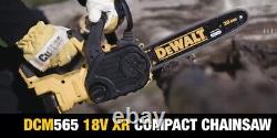 Dewalt DCM565M1 18v XR 30cm Cordless Chainsaw Brushless 1 x 4.0ah Battery