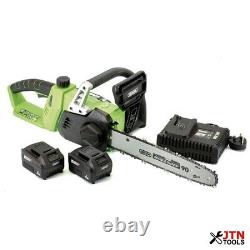 Draper 30903 D20 40V Chainsaw with 2 Batteries & Charger