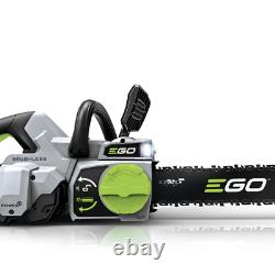 EGO POWER + CS1614E Chainsaw 40cm bar 4.1 kg 5 Ah battery and Standard charger