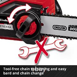 Einhell Cordless Chainsaw 12 Inch Bar (30cm) Power X-Change FORTEXXA BODY ONLY