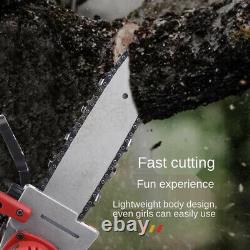 Electric 12 inch Mini Chainsaw Gardening Tools Felling Cutting Trees Household