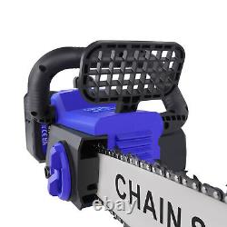 Electric Chain Saw with Oiler System and Security Lock for Wood Cutting Tree
