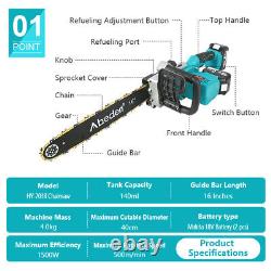 For Makita 16'' DUC353Z Twin 18v / 36v LXT Cordless 40cm Chainsaw Lithium Ion